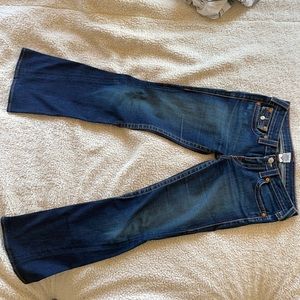 Brand new Joey twisted stitch flare jeans
